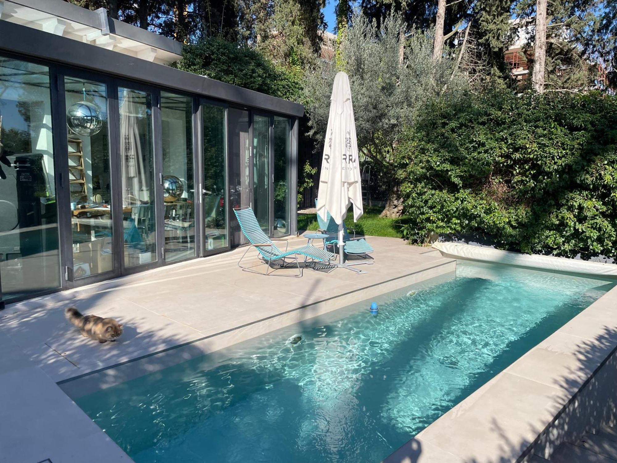 Modern Luxury Pool House Ferienhaus Rom